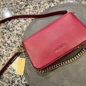 Michael Kors Cherry Red Crossbody Bag